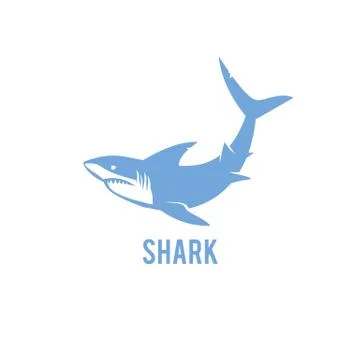 Shark - vector illustration Illustrazione stock