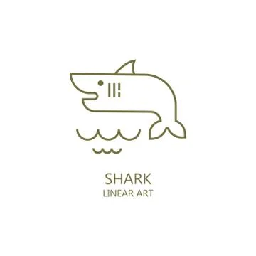 Shark vector illustration Stock Illustration