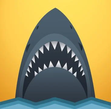 Shark vector illustration Stock Illustration