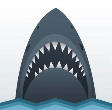Shark vector illustration Stock Illustration