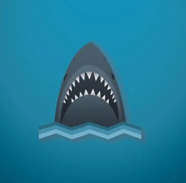 Shark vector illustration Stock Illustration