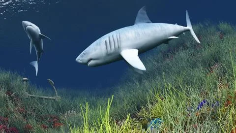 Sharks Stock Illustration