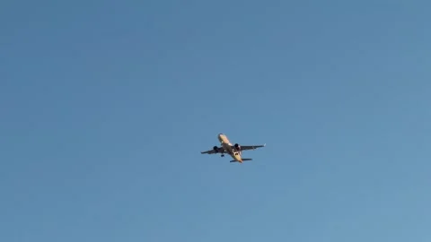 Sharm el-Sheikh, Egypt - October 9, 2025: Air Cairo Airbus Airplane is landing 動画素材 341912738