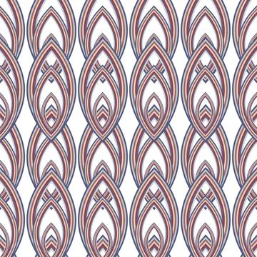 Sharp-angled striped colored elements on a white background. Stockillustratie