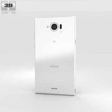 3d Model Sharp Aquos Zeta Sh 01g White Pond5