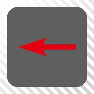 Sharp Arrow Left Rounded Square Button 스톡 일러스트