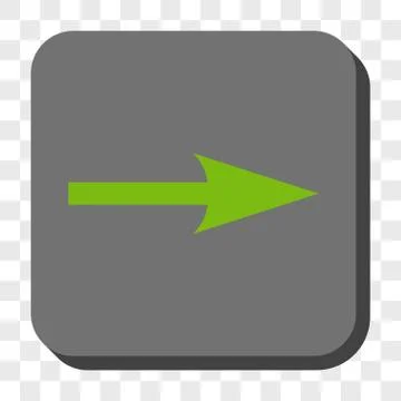Sharp Arrow Right Rounded Square Button Stock Illustration