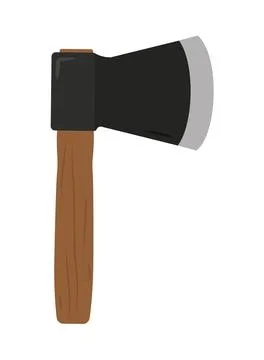 Sharp axe grinds tool Illustrazione stock