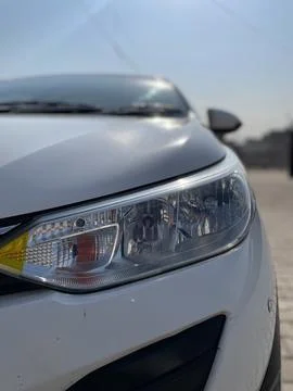 A sharp beam of light, illuminating the road ahead with clarity. Stock Photos