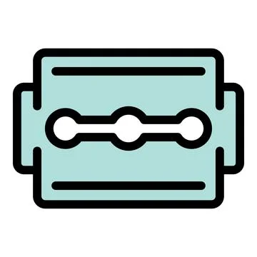 Sharp blade showing its cutting edge for precise shaving イラスト素材