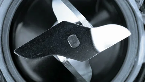 Sharp blender rotating blades. Close-up shot. Stock Footage 101771529