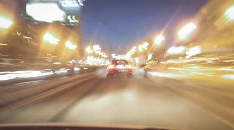 Sharp cityscape POV Stock Footage 36789830