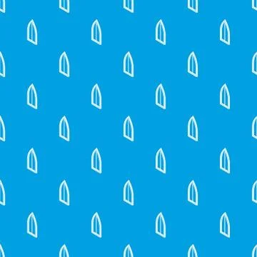 Sharp corner window frame pattern seamless blue Stock Illustration