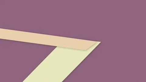 Sharp cream zigzag waves cut across a rich purple field, producing a bold e.. Stock Illustration