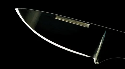 Sharp edge knife closeup Stockbeeldmateriaal 8832533