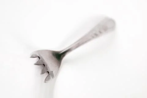 The sharp edges of the fork Stock Photos