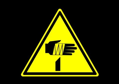 Sharp element warning Stockillustratie
