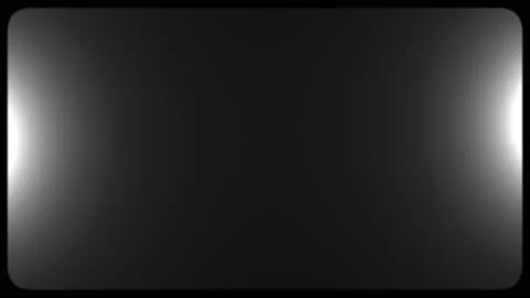 Sharp Film Frame with Both Sides Light Rays Flicker for Retro Vintage Effect. Video stock 155485834