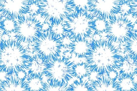 Sharp frosted seamless pattern Stock Illustration
