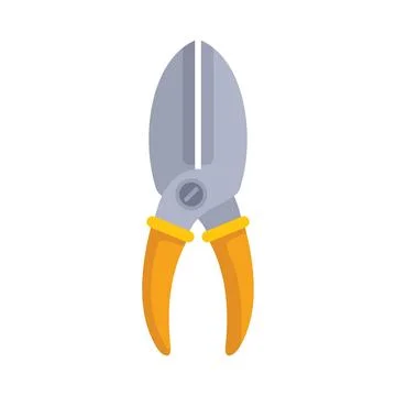 Sharp gardening shears for pruning plants and flowers Stock Illustration