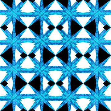 Sharp Geometric Check Seamless Pattern Digital art collage technique abstr... Stock Photos