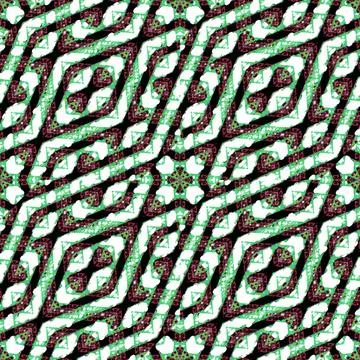 Sharp Geometric Seamless Pattern Modern geometric abstract intricate diago... Stock Photos