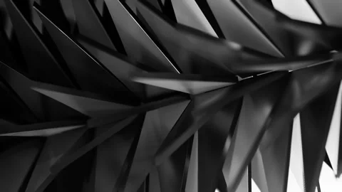 Sharp Geometric Shapes With Depth. Dynamic Motion Captured Through Contrasting Stock Footage 333795248