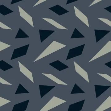 Sharp glass pieces seamless pattern Stockillustratie