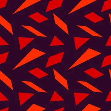 Sharp glass pieces seamless pattern Stock Illustration