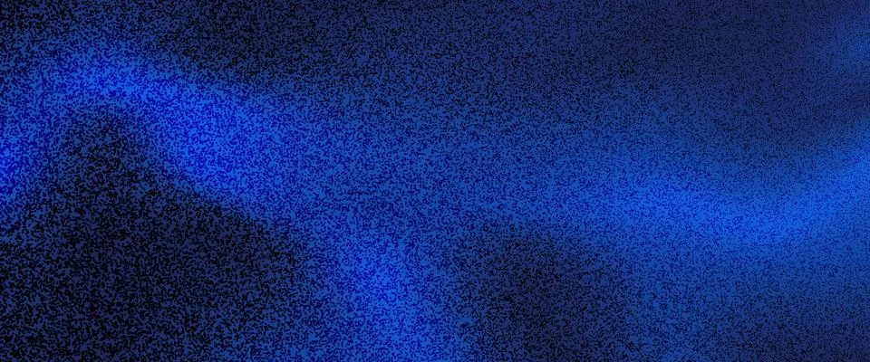 Sharp grain night blue cloud over a deep navy gradient for banner. Bright blue Ilustração Stock