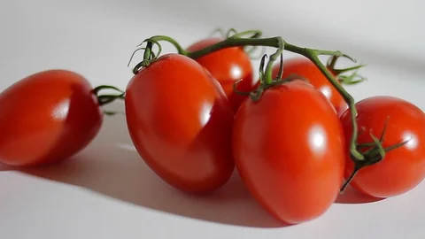 A sharp knife cuts chili tomatoes_2 Video stock 118453000