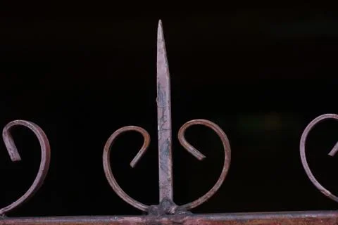 Sharp metal shape Stock Photos