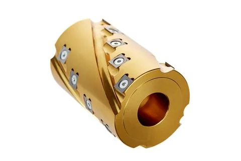 Sharp milling cutter isolated on white background Stock Photos