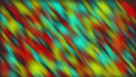 Sharp movements of an abstract pattern with bright red, turquoise, yellow spots, Stock Footage 107865289