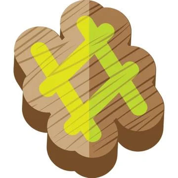 Sharp Musical Note 스톡 일러스트