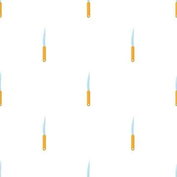 Sharp narrow knife pattern seamless vector Stock Illustration