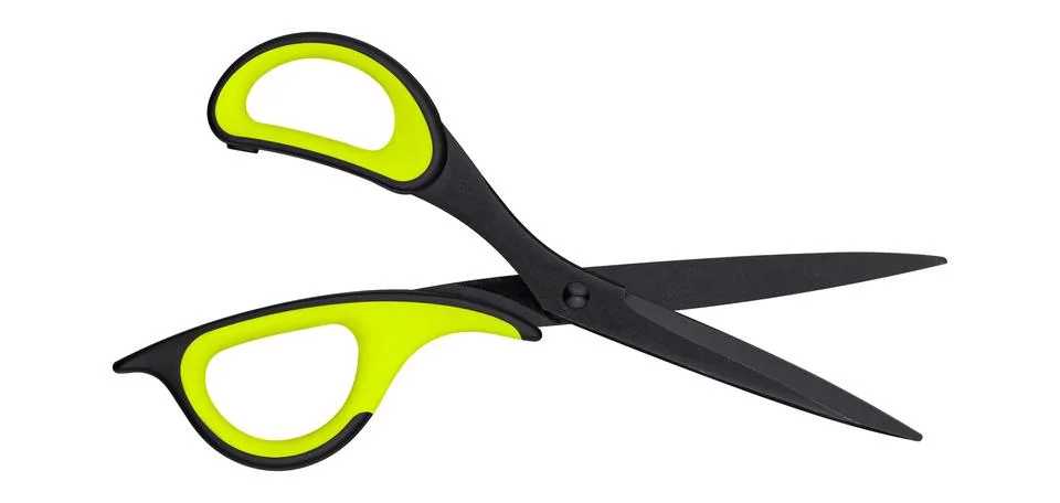 Sharp open tailor shears for textile sewing and handmade craft 스톡 사진