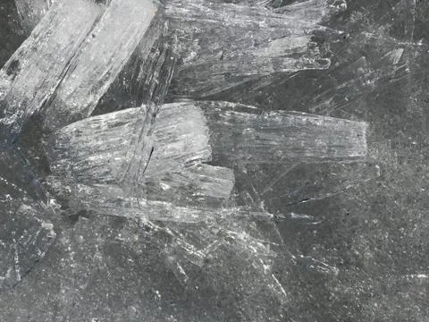Sharp peaks of ice Stock Photos