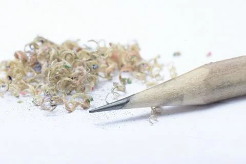 Sharp pencil fragment Foto stock