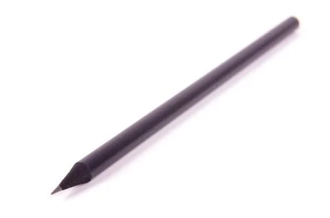 Sharp pencil isolated on the white background Stock Photos