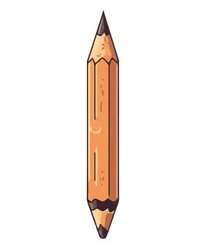 Sharp pencil tips Stock Illustration