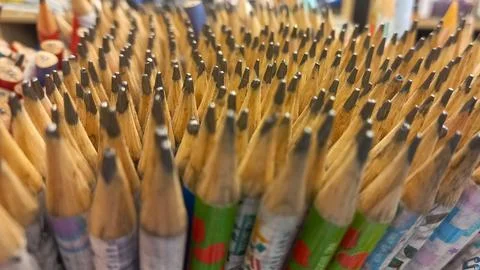 Sharp Pencil Tips Stock Photos