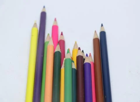 Sharp pencil used for drawing Stock Photos