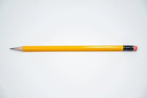 Sharp pencil with white background Stock Photos