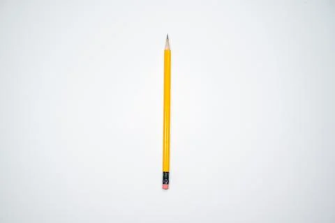 Sharp pencil with white background Stock Photos