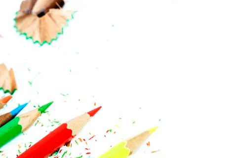 Sharp pencils Stockfoto's