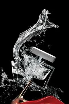Sharp perfume. Stock Photos