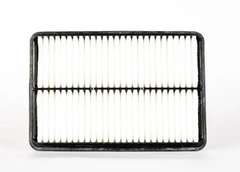 Sharp photo of engine air intake filter Stock Photos