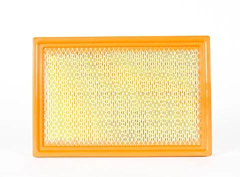 Sharp photo of engine air intake filter Stock Photos