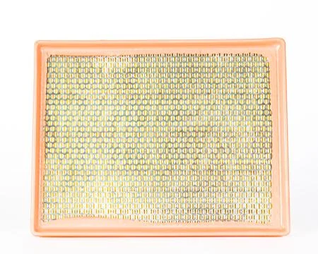 Sharp photo of engine air intake filter Stock Photos